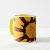 Strahlende Schatzblume Botanisches Foto Tasse (Vorderseite Links)