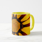 Strahlende Schatzblume Botanisches Foto Tasse (VorderseiteRechts)
