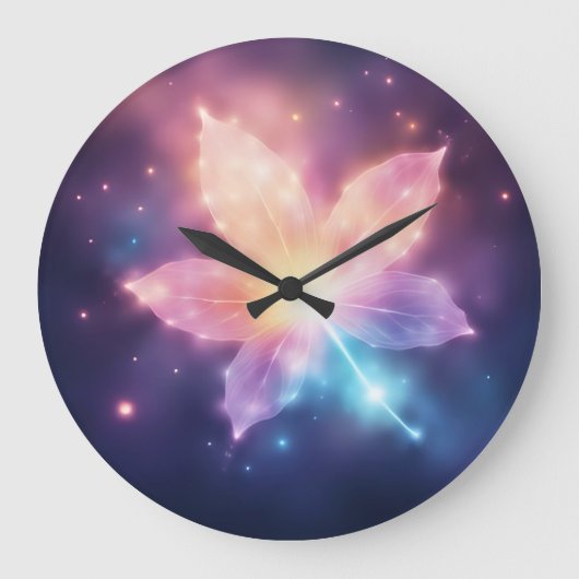 Strahlende Schönheit Große Wanduhr (Vorderseite)