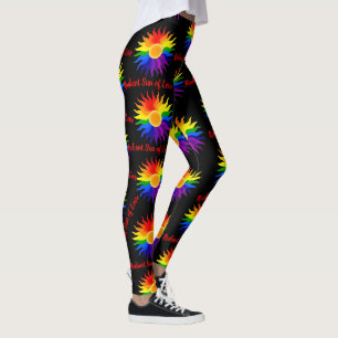 Strahlende Sonne – Pride-Kunst Leggings