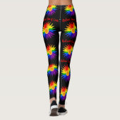 Strahlende Sonne – Pride-Kunst Leggings (Rückseite)