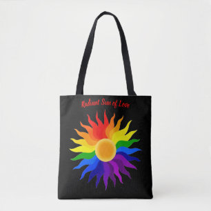 Strahlende Sonne – Pride-Kunst Tasche