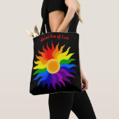 Strahlende Sonne – Pride-Kunst Tasche (Von Nahem)