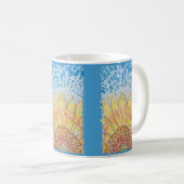 Strahlende Sonnenblüte Kaffeetasse (VorderseiteRechts)