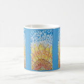Strahlende Sonnenblüte Kaffeetasse (Mittel)