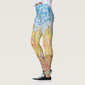Strahlende Sonnenblüte Leggings (Links)