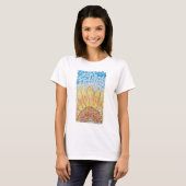 Strahlende Sonnenblüte T-Shirt (Vorne ganz)