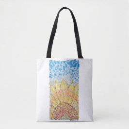 Strahlende Sonnenblüte Tasche