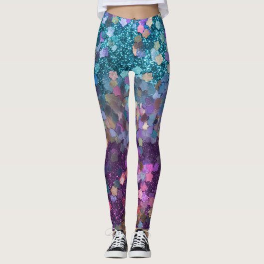 "Strahlende Sterne"  Leggings (Vorderseite)