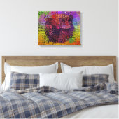 Strahlende Wellen Leinwanddruck (Insitu (Schlafzimmer))