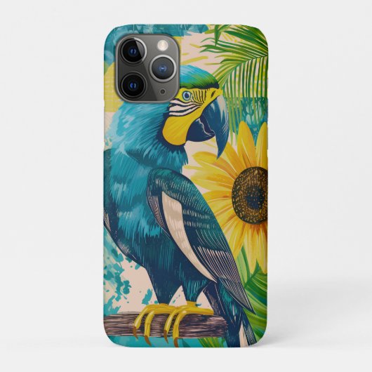 Strahlender Ara im Sonnenschein Case-Mate iPhone Hülle (Rückseite)