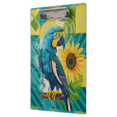 Strahlender Ara im Sonnenschein Klemmbrett (Links)