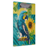 Strahlender Ara im Sonnenschein Klemmbrett (Rechts)