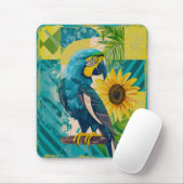 Strahlender Ara im Sonnenschein Mousepad (Mit Mouse)