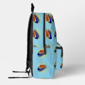 strahlender Ausbruch Bedruckter Rucksack (Links)