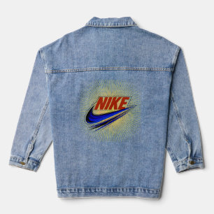 strahlender Ausbruch Jeansjacke