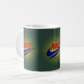strahlender Ausbruch Kaffeetasse (Vorderseite Links)
