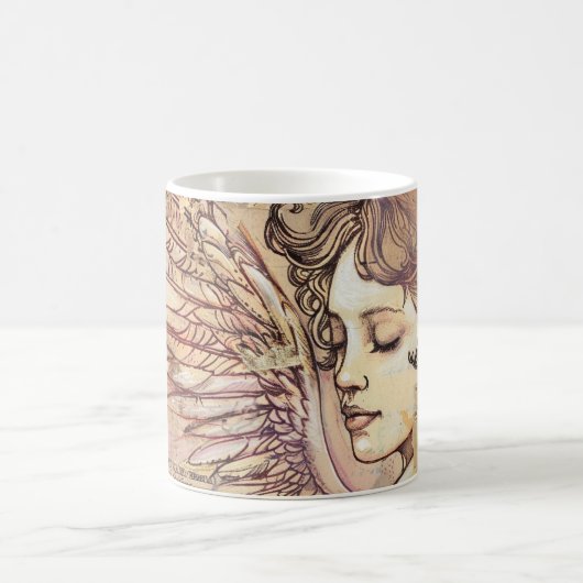 Strahlender Engel Kaffeetasse (Mittel)