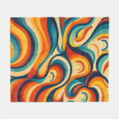 Strahlender Fluss Fleecedecke (Vorderseite (Horizontal))