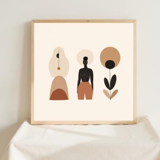Strahlender Fluss Poster