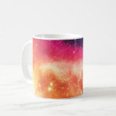 Strahlender kosmischer Nebel Kaffeetasse (Vorderseite Links)