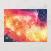Strahlender Kosmischer Nebel Postkarte (Vorderseite)