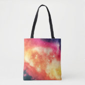 Strahlender kosmischer Nebel Tasche (Vorderseite)