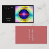 Strahlender KristallPower Visitenkarte (Vorne/Hinten)