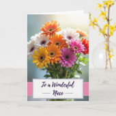 Strahlender Muttertag-Nichtenkarte Karte (Gelbe Blume)