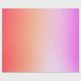 Strahlender Pastell-Sonnenuntergangsverlauf Geschenkpapier