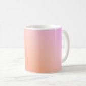 Strahlender Pastell-Sonnenuntergangsverlauf Kaffeetasse (VorderseiteRechts)