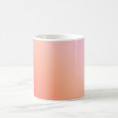 Strahlender Pastell-Sonnenuntergangsverlauf Kaffeetasse (Mittel)
