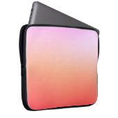 Strahlender Pastell-Sonnenuntergangsverlauf Laptopschutzhülle (Vorne Rechts)