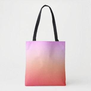 Strahlender Pastell-Sonnenuntergangsverlauf Tasche