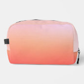 Strahlender Pastell-Sonnenuntergangsverlauf Waschbeutel (Vorderseite)