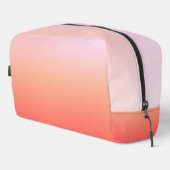 Strahlender Pastell-Sonnenuntergangsverlauf Waschbeutel (Rechte Ecke)