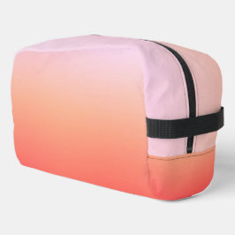 Strahlender Pastell-Sonnenuntergangsverlauf Waschbeutel