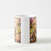 Strahlender Sonnenaufgang Frohe Ostern Kaffeetasse (Mittel)