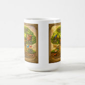 Strahlender Visionbaum Kaffeetasse (Mittel)