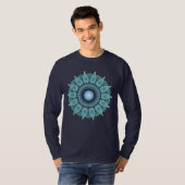 Strahlendes Fraktal-Glanz T-Shirt (Vorne ganz)