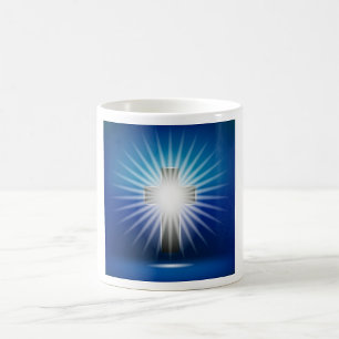 Strahlendes Kreuz Kaffeetasse