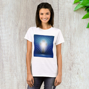 Strahlendes Kreuz T-Shirt