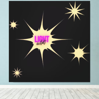 Strahlendes Licht – Moderner & Vibranter Stil Leinwanddruck