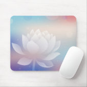 Strahlendes Lotus-Mauspad Mousepad (Mit Mouse)