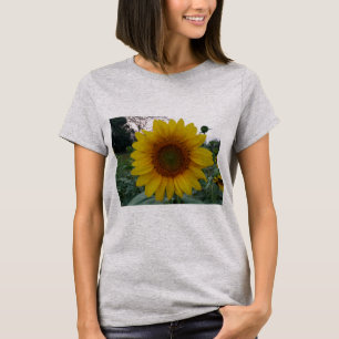Strahlendes Sonnenblumen-T-Shirt für alltäglichen  T-Shirt