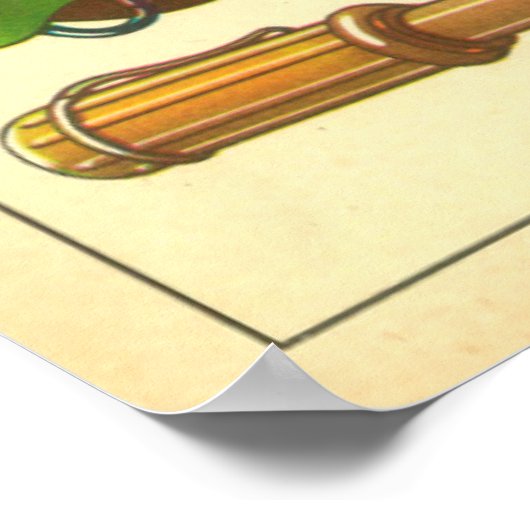 Strahlendosimeter Poster (Ecke)