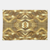 Strahlenförmiges goldenes Muster Geschirrtuch (Horizontal)