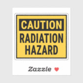 Strahlengefahr Aufkleber (Blatt)