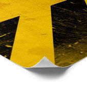 Strahlengefahr Poster (Ecke)