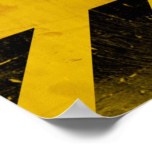 Strahlengefahr Poster (Ecke)